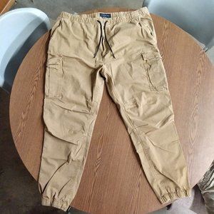 American Eagle Ne(X)t level Cargo Jogger Pants Size XL - Khaki Joggers